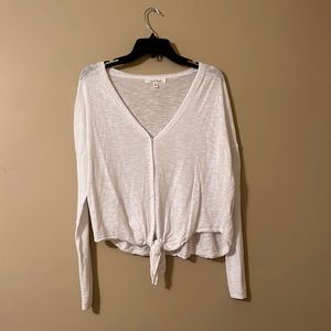 white sweater